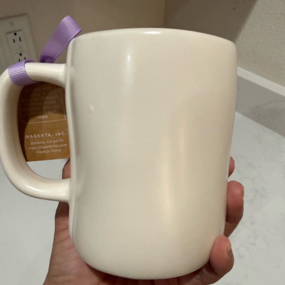 Rae Dunn Hip Hop Bunny Mug with Floral Design - Picture 6 of 9